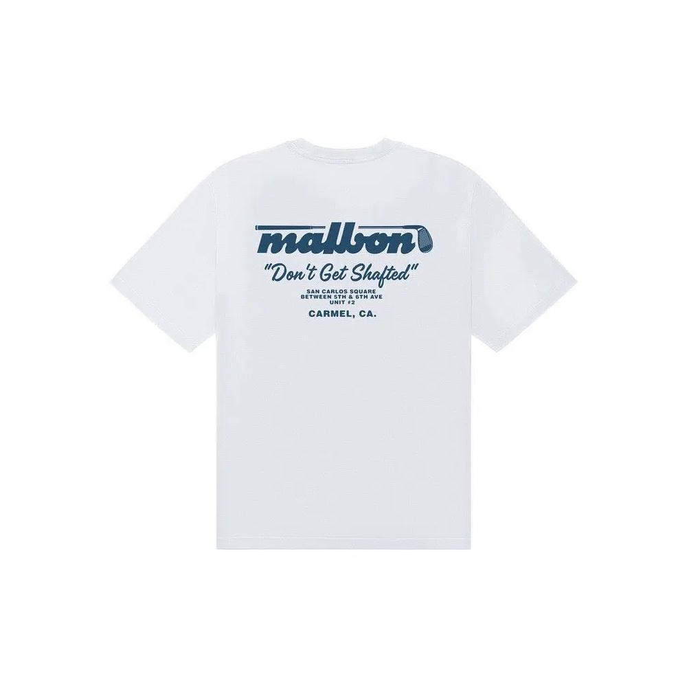 Malbon Vista Repair Tee Футболки 'White' 2