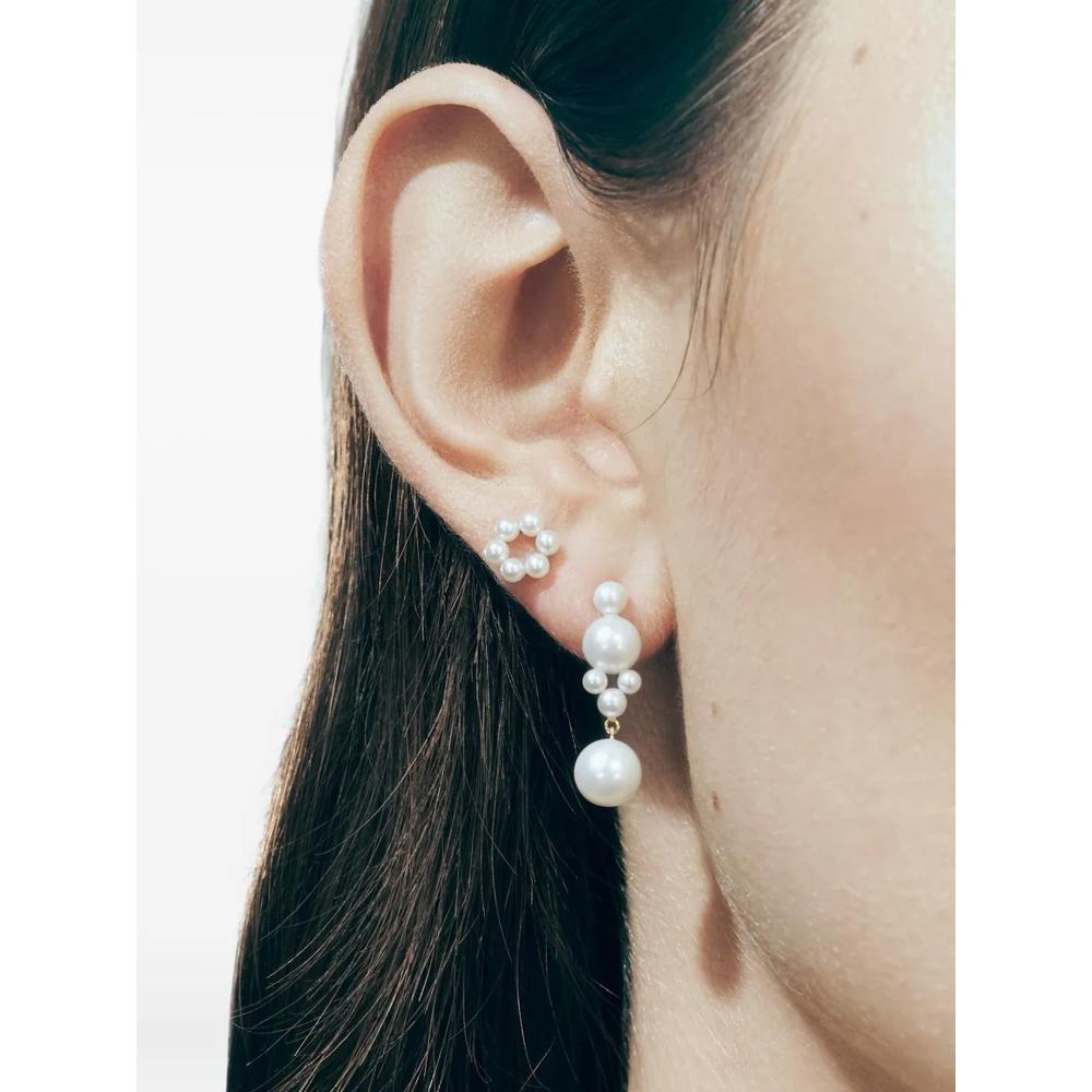 Серьги Luna из желтого золота 2