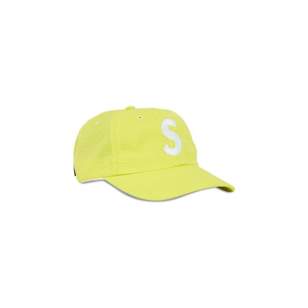 Кепка Supreme Seersucker S Logo 6-Panel 'Yellow' 2