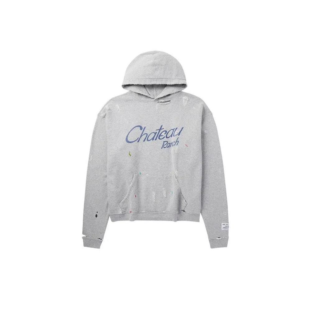 Худи Gallery Dept. Distressed Chateau Ranch Hoodie 'Heather Grey' 1