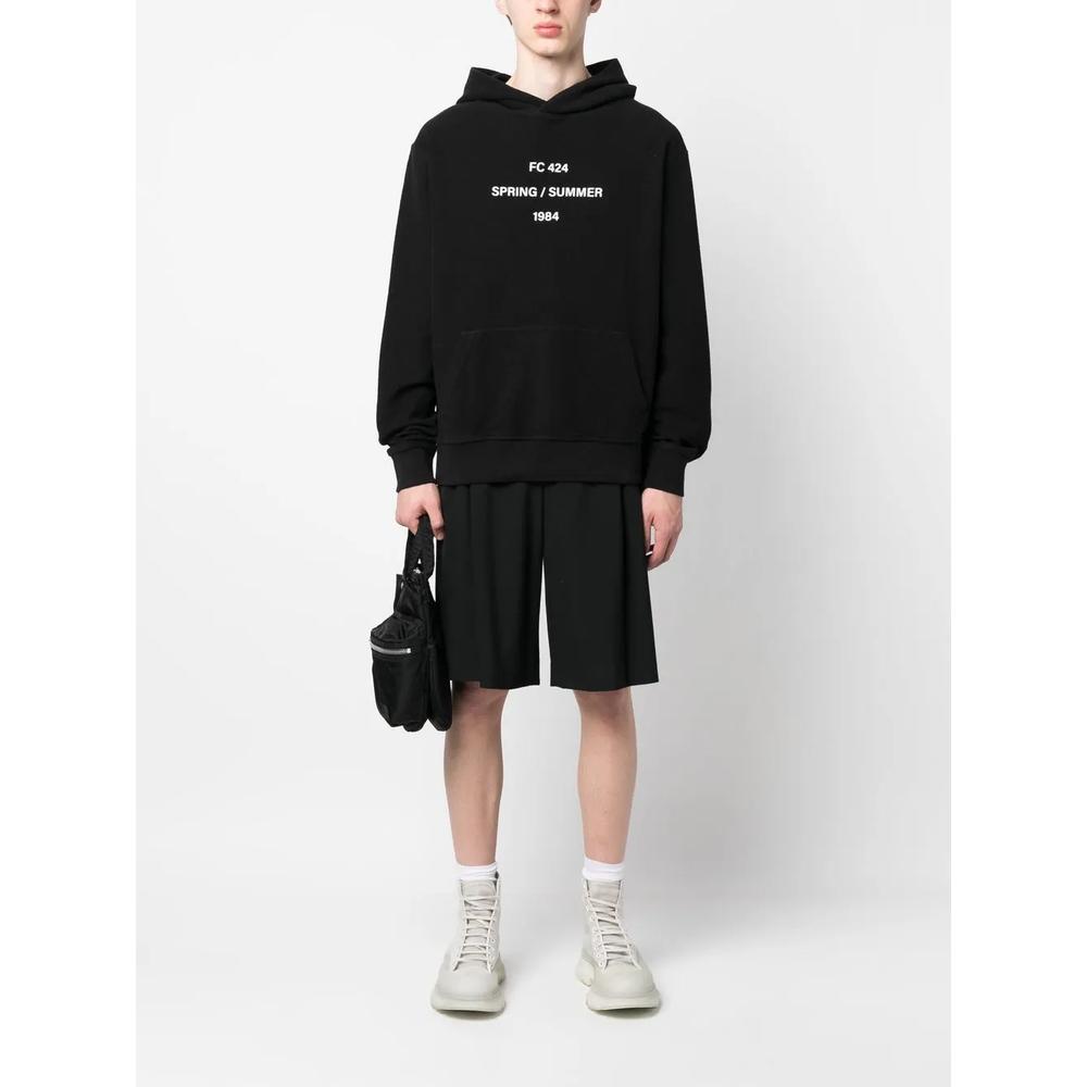 embroidered-logo detail hoodie 2