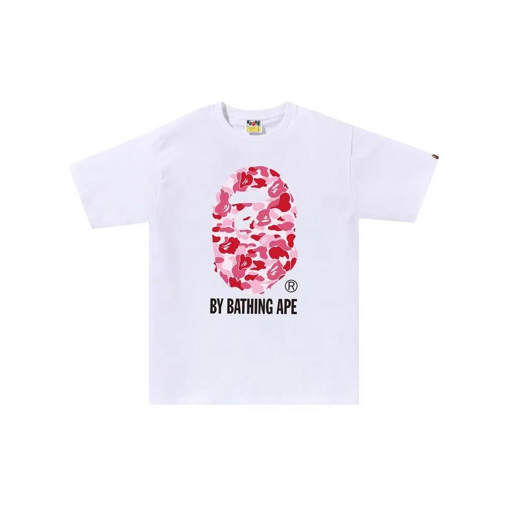 Футболки BAPE ABC Camo By Bathing Ape Tee 'White/Pink' 1