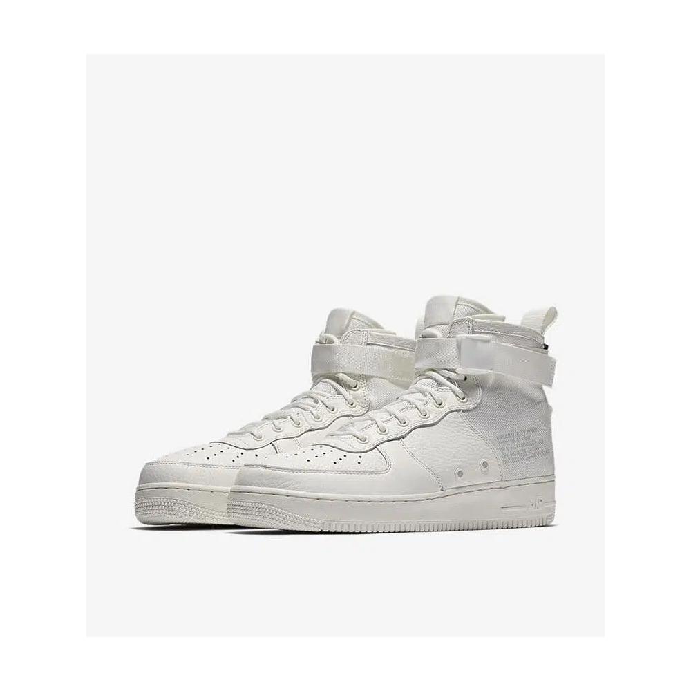 Кроссовки Nike SF Air Force 1 Mid «Triple Ivory» 1