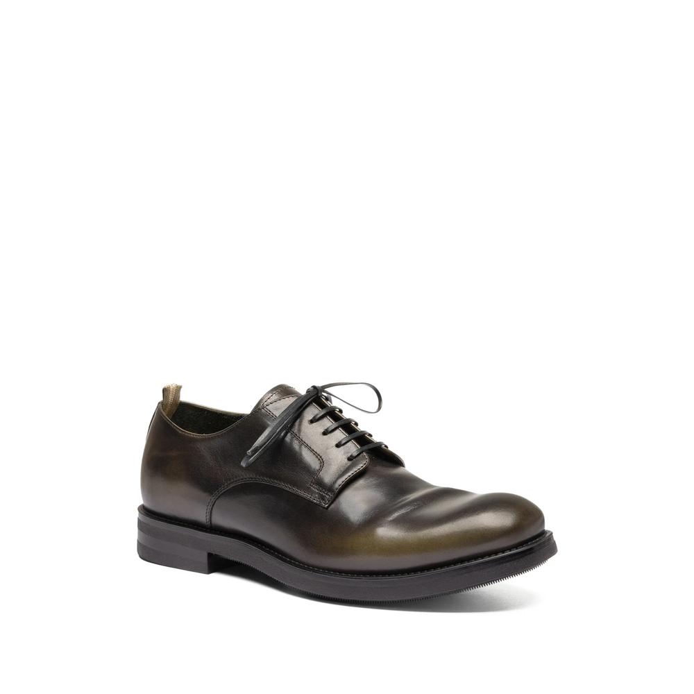 Academia 001 polished leather derby shoes 2