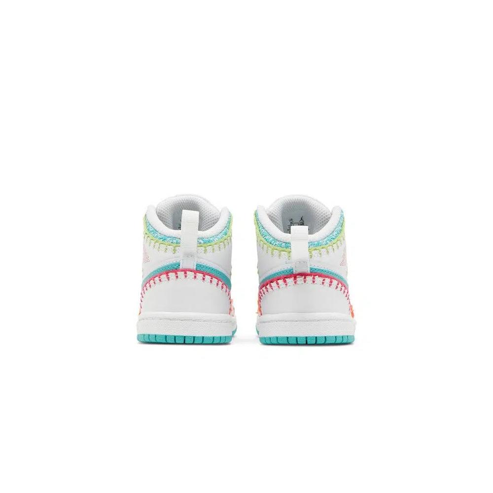 Баскетбольные кеды Air Jordan 1 Mid SE TD 'Multi Knit' 6