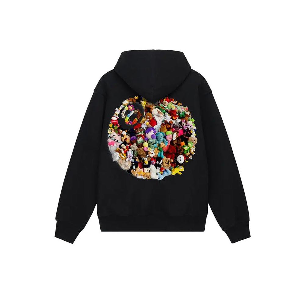 Худи Stussy Plush Hoodie 'Black' 2