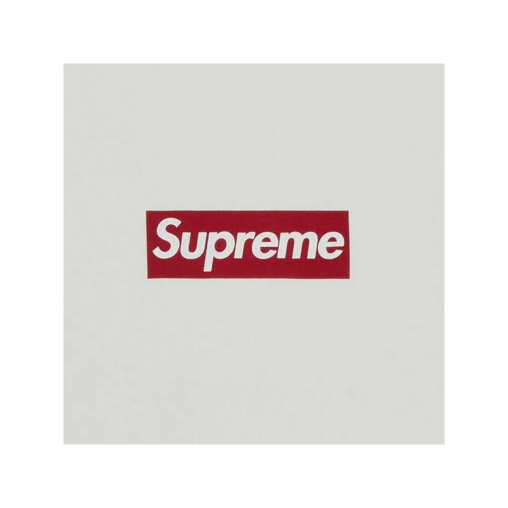 Свитшот Supreme Washed Box Logo Crewneck 'Белый' 2
