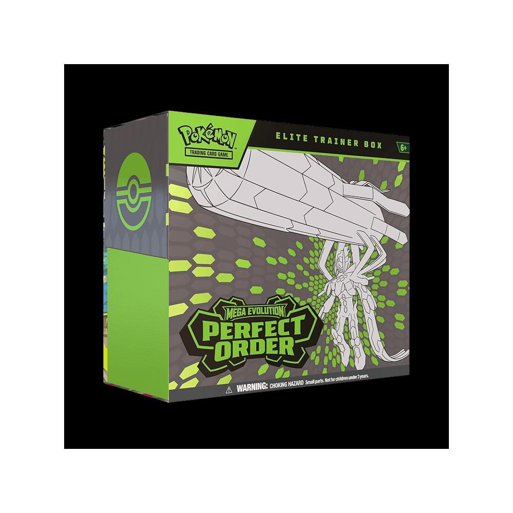 Коллекционные карточки Pokémon Mega Evolution: Perfect Order Elite Trainer Box 1