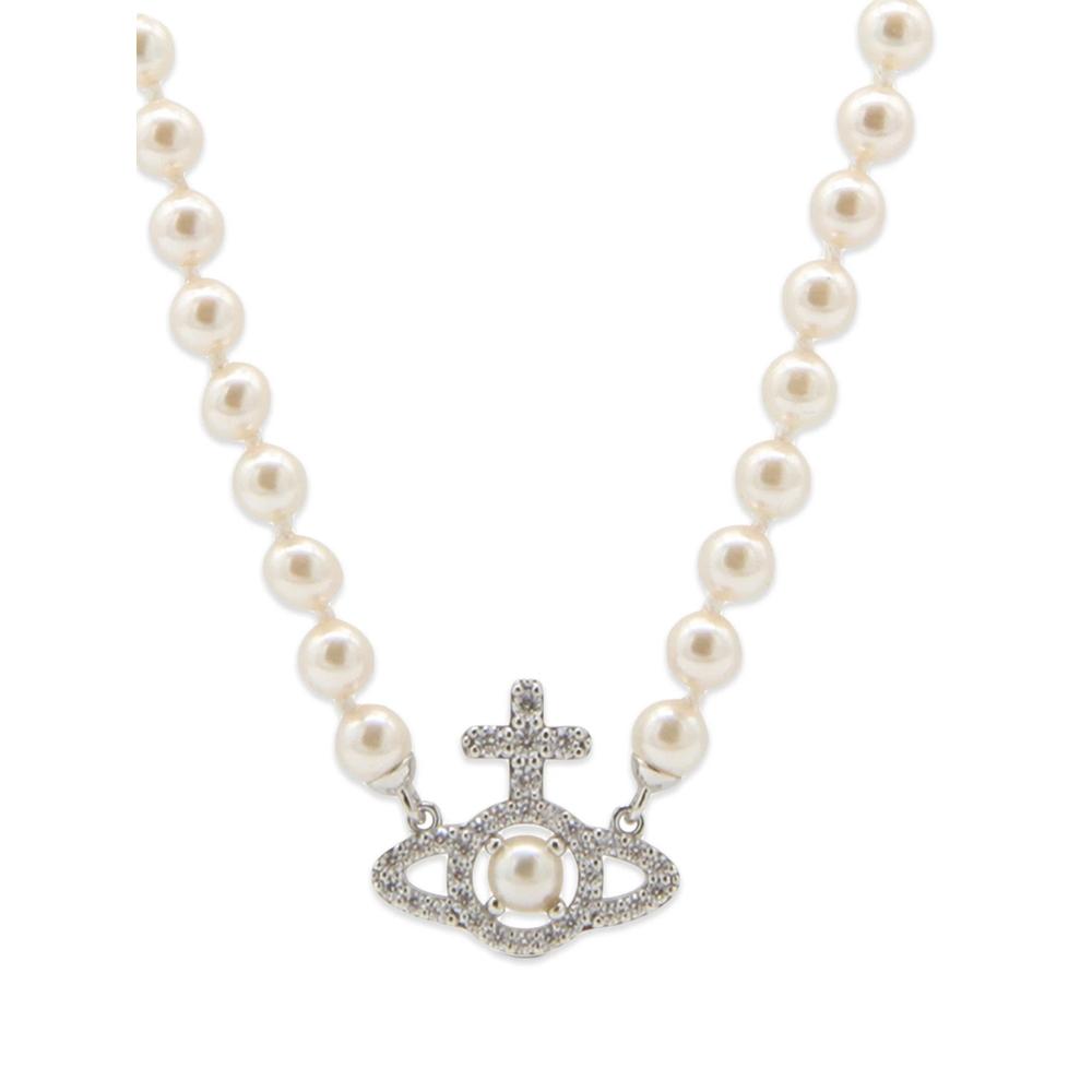 Orb faux-pearl necklace 3