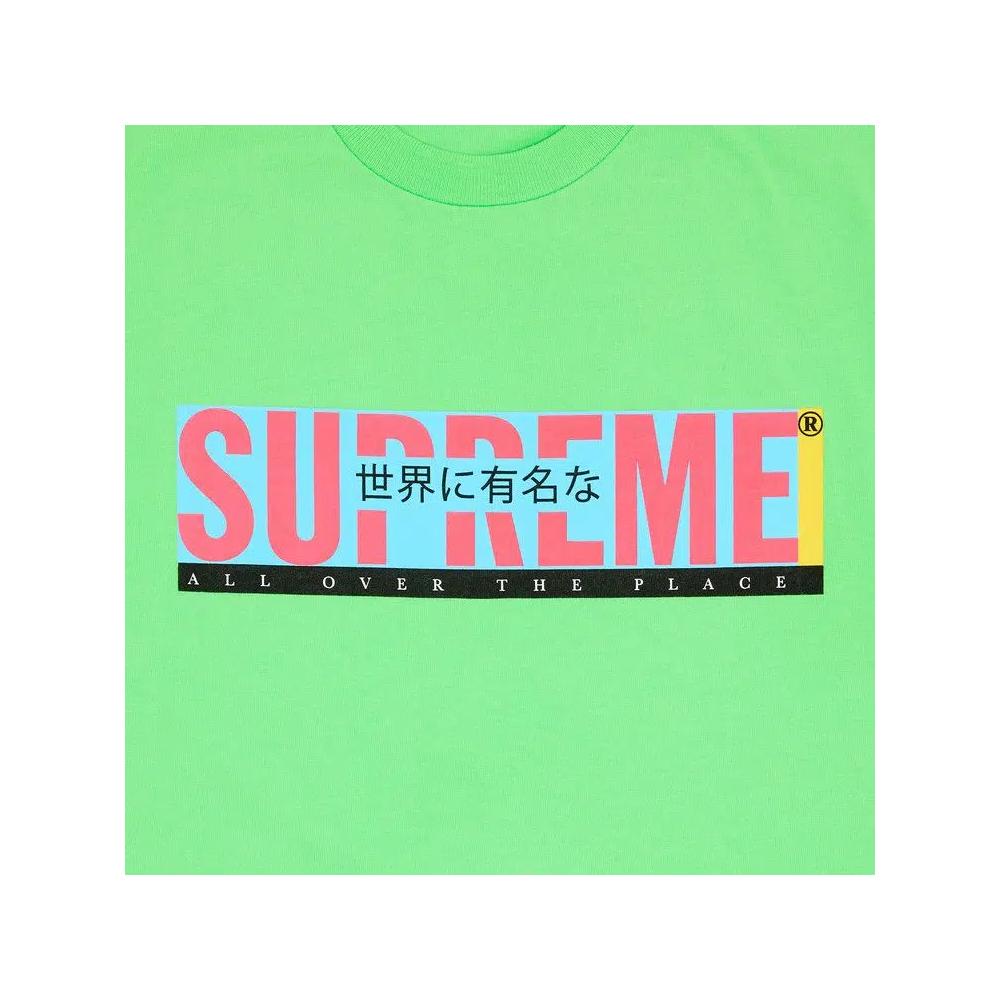 Футболки Supreme All Over Tee «Lime» 3
