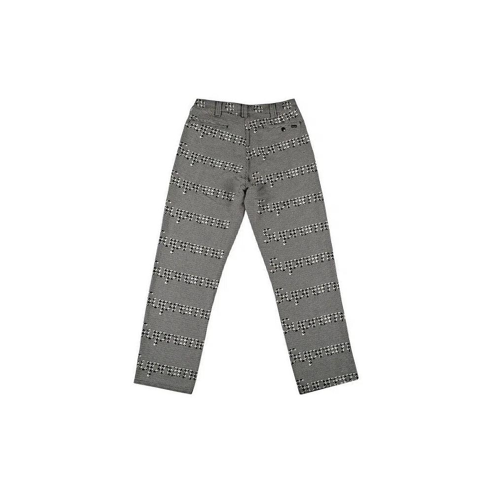 Брюки Supreme Work Pant 'Brown Houndstooth' 2