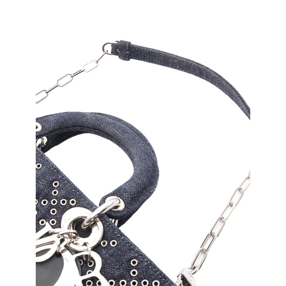 Сумка-сэтчел Cannage Eyelet Lady D Joy среднего размера (2010-2026 годы) 2
