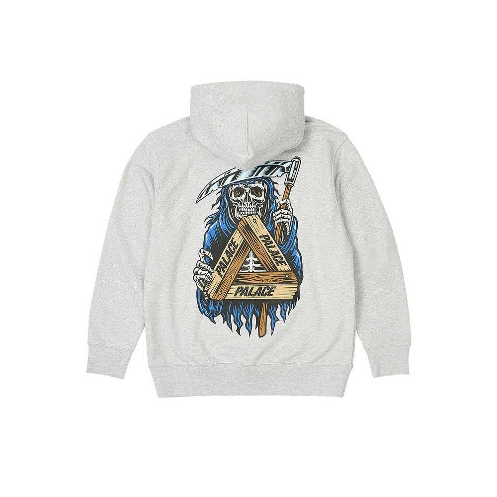 Худи Palace Reaper Hood 'Серый меланж' 2