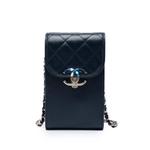 Сумка через плечо Caviar Thread Around Phone Holder with Chain (2021 год) 1