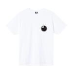 Футболка Stussy 8 Ball Dot Tee 'Белый' 1