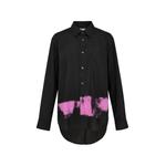 spray-print long-sleeve shirt 1