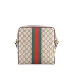 Маленькая сумка через плечо Ophidia Messenger Bag из канваса с узором GG 2