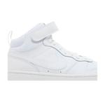 Кроссовки Nike Court Borough Mid 2 GS 'Triple White' 2