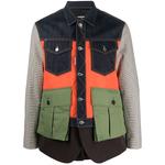 patchwork buttoned jacket 1