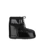 Icon Low Glance black satin boots 1