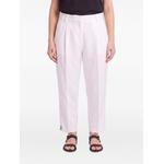 pleated straight-leg trousers 1