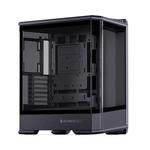 Jonsbo D400 без центральной стойки панорамный стеклянный ATX корпус — Black черный 1