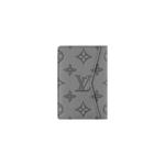 Кошельки Louis Vuitton Pocket Organizer 'Anthracite Gray Monogram Shadow Calf Leather' 2