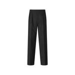 pleated straight-leg trousers 1