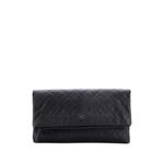 Клатч CC Foldover Quilted Caviar 1