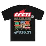 Футболки Cactus Jack by Travis Scott Down To Earth Tee 1 'Black' 2