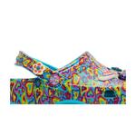 Сабо Lisa Frank x Crocs Classic Clog Kids 'Digital Aqua Multi Hearts' 2