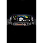 Унисекс IOS/Android IP Black SmartWatch с черным резиновым ремешком 3