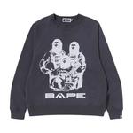 Свитшоты BAPE Relaxed Fit Crewneck 'Charcoal' 1