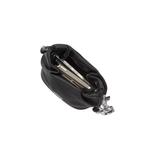 Сумка через плечо Coach Faye Drawstring Mini, серебристо-черная, CDB67 3