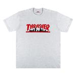 Футболки Supreme x Thrasher Skyline Tee 'Ash Grey' 1