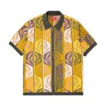 Поло Supreme Abstract Textured Zip Up Polo 'Dark Olive' 1