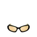 oval-frame sunglasses 1