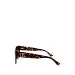 tortoiseshell-effect geometric-frame sunglasses 3