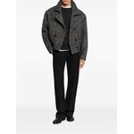 Ethan herringbone-pattern belted coat 2
