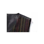Полосатый жилет с V-образным вырезом ZQ-M93 5