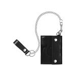 Кошельки Supreme Leather Chain Wallet 'Black' 1