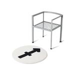 Ковры GOAT x Gallery 1950 Horoscope Sagittarius Rug White/Black 2