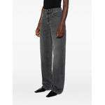logo-embroidered wide-leg jeans 3