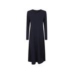 panelled long-sleeve midi dress 1