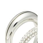 Pierced pavé double ring 3