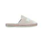 embroidered logo flat espadrilles 1