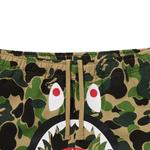 Шорты BAPE ABC Camo Shark Sweatshorts 'Green' 3