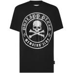 Футболка с кристаллами и принтом Skull&Bones 1