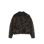tiger-print pointed-collar jacket 2