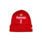 Шапки-бини Supreme x New Era Cross Box Logo Beanie 'Red' 1